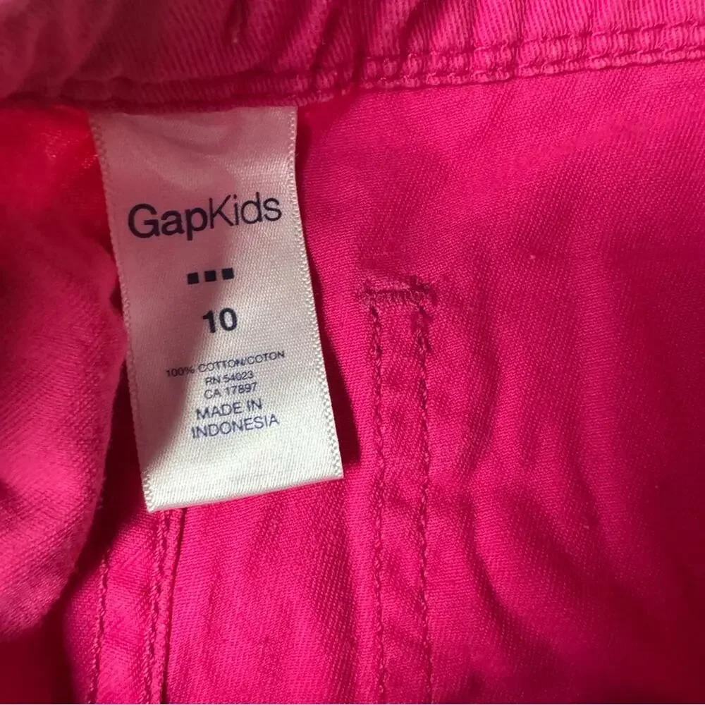 GapKids Vibrant Pink Chino Style  Shorts Sz 10